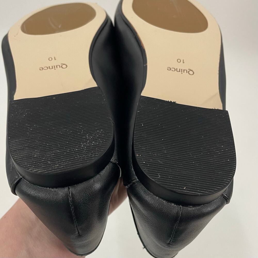 Quince Italian Leather Horsebit Loafers Black 10 - Picture 10 of 10